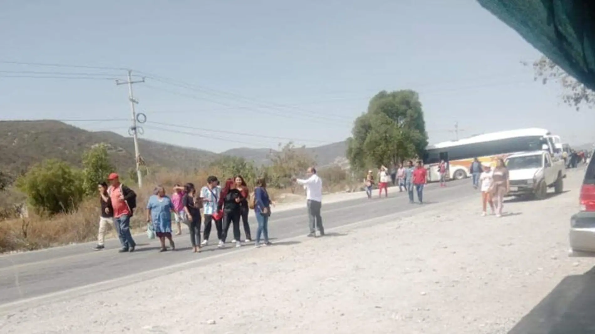 protesta en San Nicolás Bravo por falta de agu a